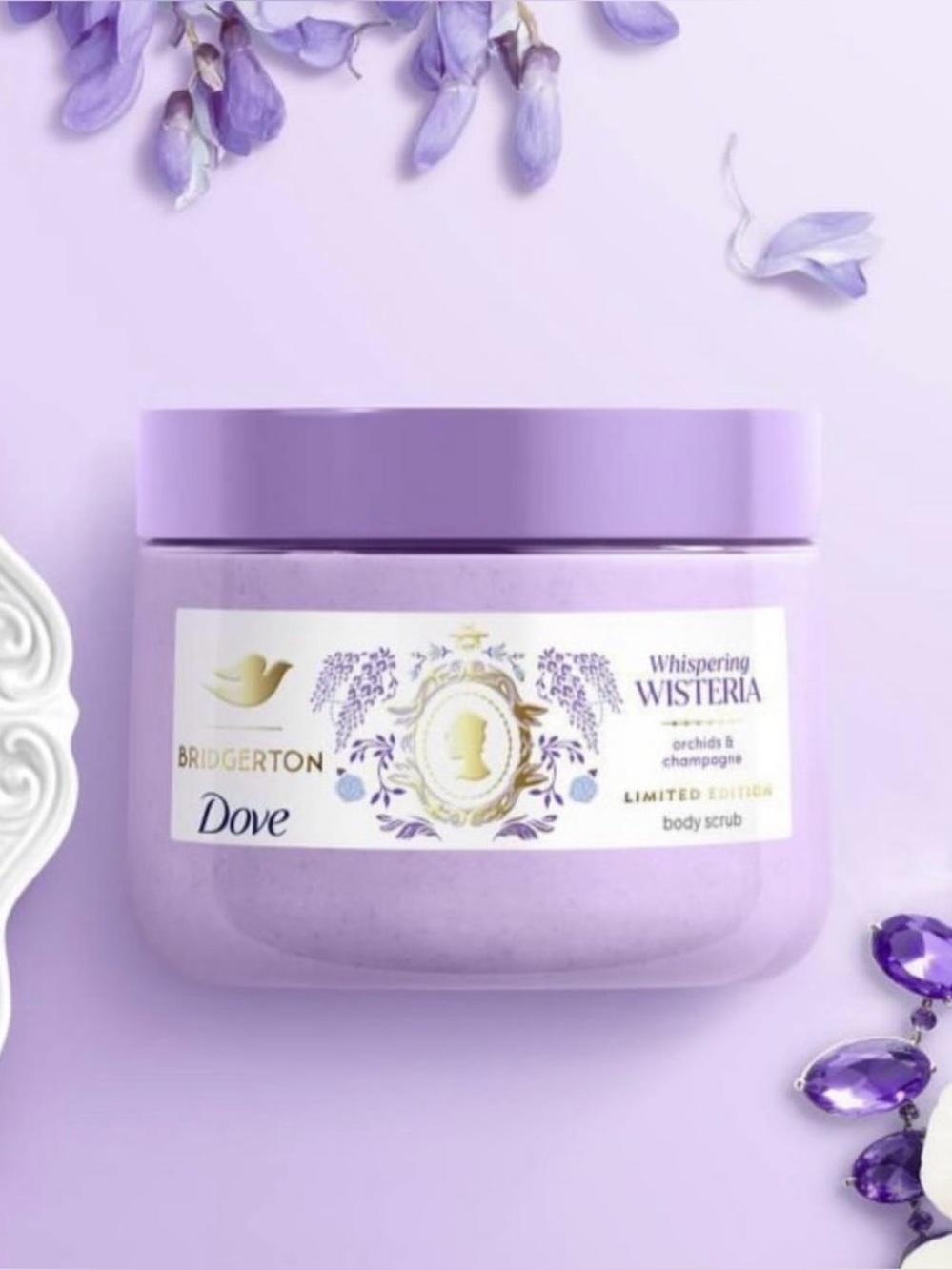 Dove Bridgerton Limited Edition Lavender Body Scrub